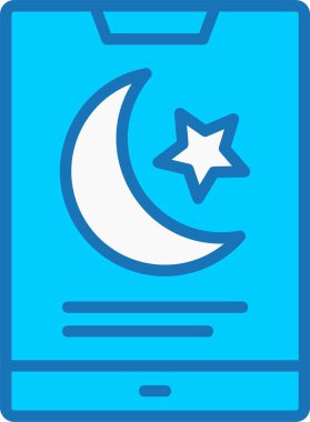 Uygulama Doldurulmuş Mavi Simge