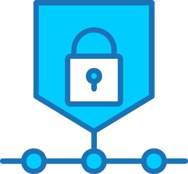 Mavi Simge Doldurulmuş Güvenlik