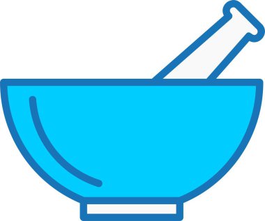 Havan Doldurulmuş Mavi Simge