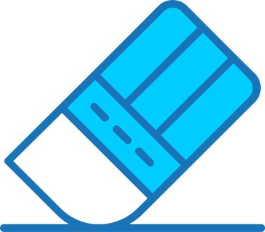 Mavi Simge Doldurulmuş Silgi