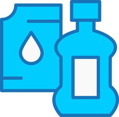 Deterjan Doldurulmuş Mavi Simge