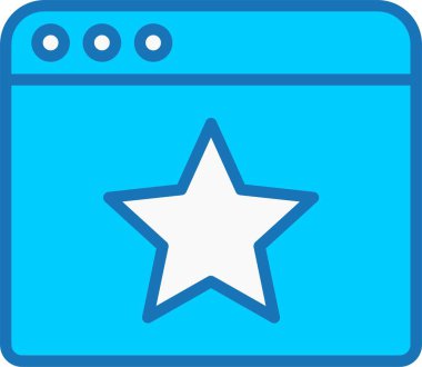 En Sevilen Doldurulmuş Mavi Simge