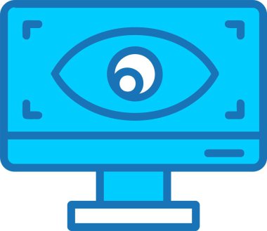 Göz Doldurulmuş Mavi Simge