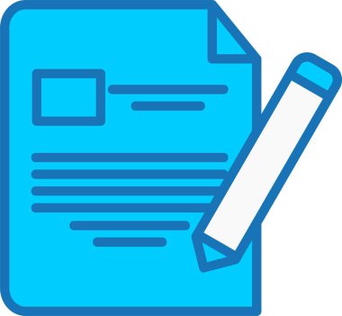 Mavi Simge Doldurulmuş Dosya