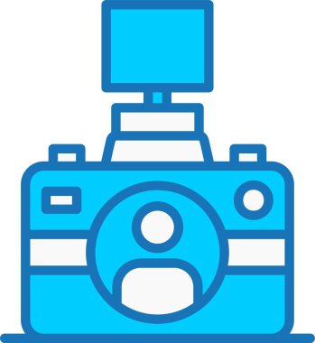 Flash Doldurulmuş Mavi Simge