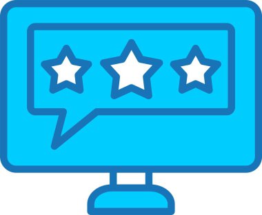 Beğeni Dolu Mavi Simge