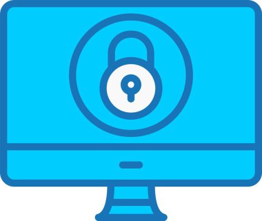 Mavi Simge Doldurulmuş Güvenlik