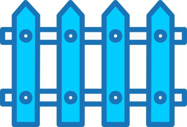 Çit Doldurulmuş Mavi Simge