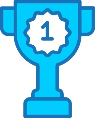 Ödül Doldurulmuş Mavi Simge