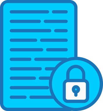 Gizli Doldurulmuş Mavi Simge