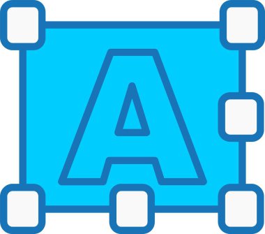 Mavi Simge Doldurulmuş Metin