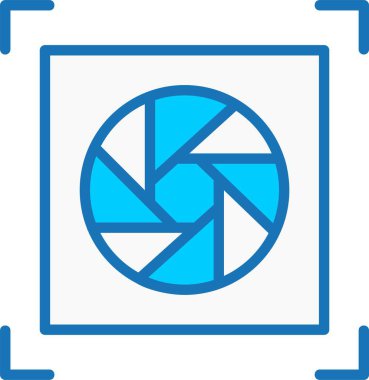 Fotoğraf Doldurulmuş Mavi Simge