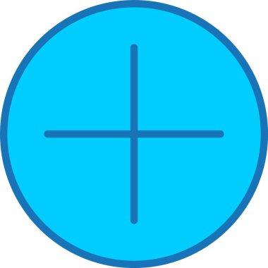 Doldurulmuş Mavi Simge Ekle