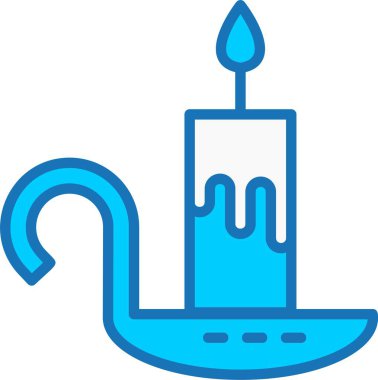 Mum Doldurulmuş Mavi Simge