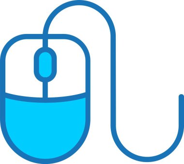 Fare Doldurulmuş Mavi Simge