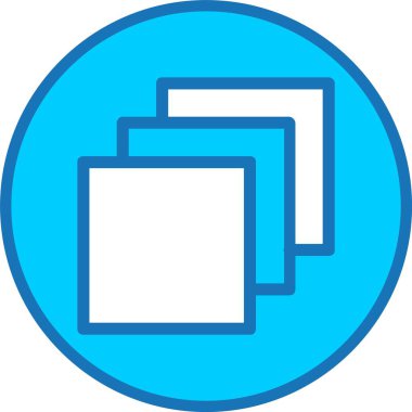 Katman Doldurulmuş Mavi Simge