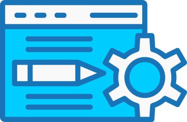 Öğretim Dolu Mavi Simge