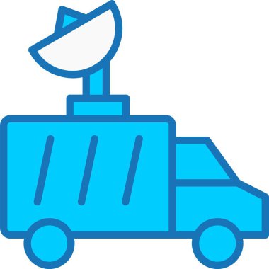 Haber Minibüsü Mavi Simgeyi Doldurdu