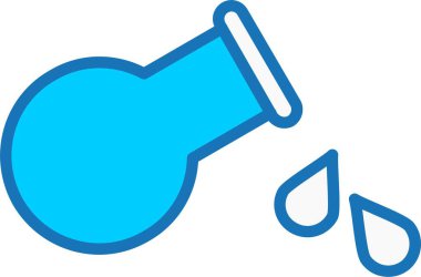 Mavi Simge Doldurulmuş Eritilmiş Sıvılar