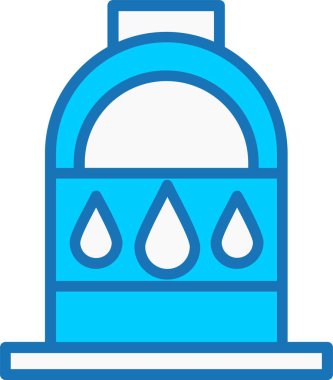 Tank Dolu Mavi Simge