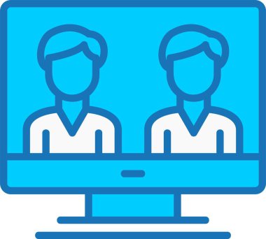 Takım Dolu Mavi Simge