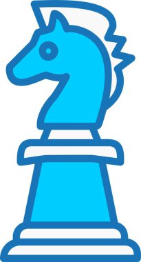 Satranç Şövalyesi Mavi Simgeyi Doldurdu