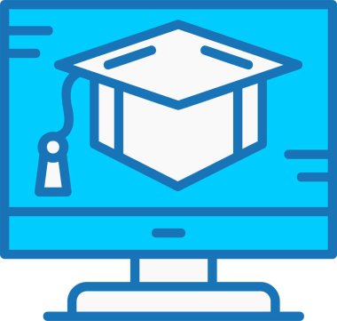 Ders İçi Dolu Mavi Simge