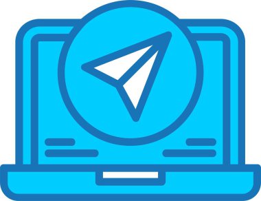 Doldurulmuş Mavi Simgeyi Gönder