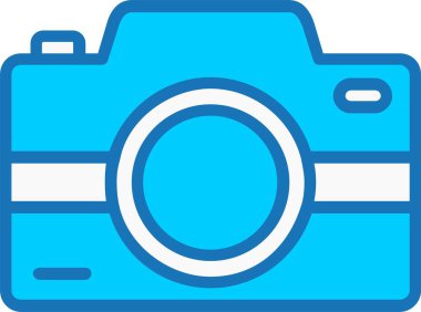 Kamera Dolu Mavi Simge