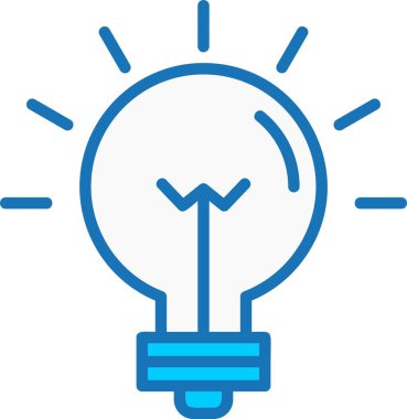 Mavi Simge Doldurulmuş Fikir