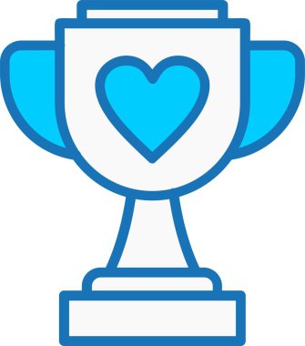 Ödül Doldurulmuş Mavi Simge