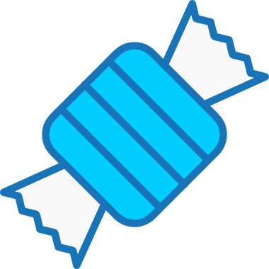 Şekerleme Doldurulmuş Mavi Simge