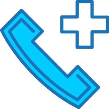 Doldurulmuş Yardım Mavi Simgesi