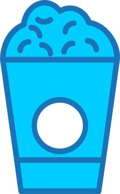 Bira Doldurulmuş Mavi Simge