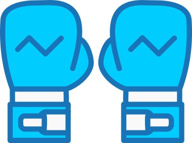 Boks Eldiveni Dolu Mavi Simge