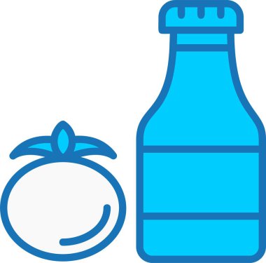 Mavi Simge Doldurulmuş Domates Sosu