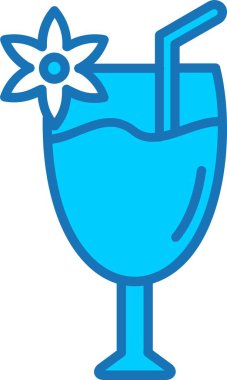 Kokteyl Dolu Mavi Simge