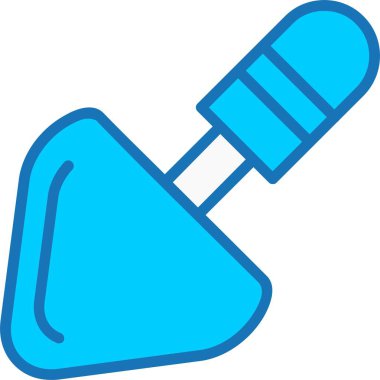 Mavi Simge Doldurulmuş Trowel