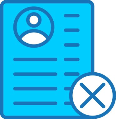 Reddedilmiş Mavi Simge