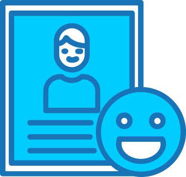 Kahkaha Dolu Mavi Simge