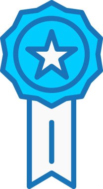 Ödül Doldurulmuş Mavi Simge