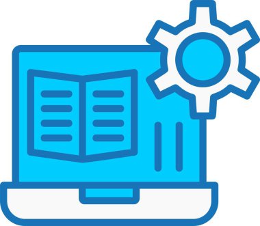 Ders İçi Dolu Mavi Simge