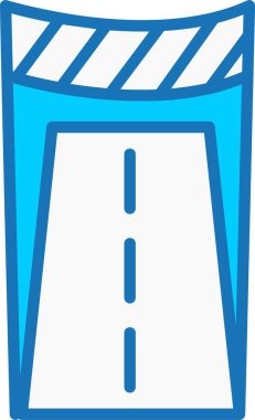 Tamamlanmış Satır Dolu Mavi Simge