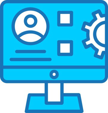 Mavi Simge Doldurulmuş Danışman