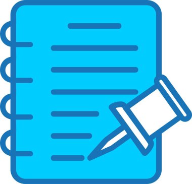 Pin Doldurulmuş Mavi Simgeyi İt