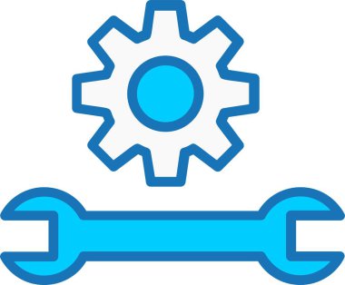 Bakım Doldurulmuş Mavi Simge