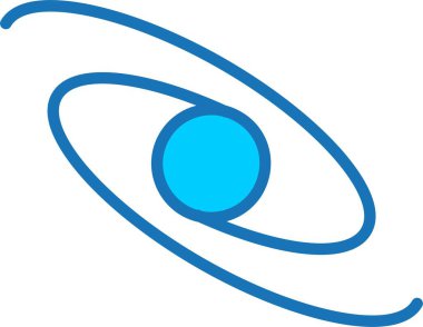 Mavi Simge Dolu Gezegen