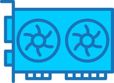 Mavi Simge Dolu Grafik Kart