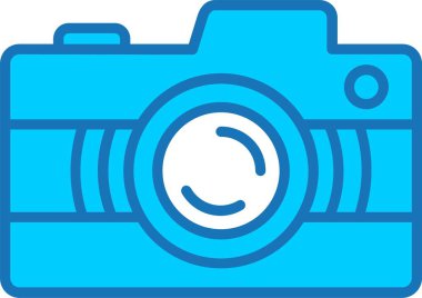 Kamera Dolu Mavi Simge