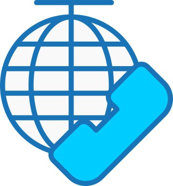 Mavi Simgeyi Doldurulmuş Küresel Servisler